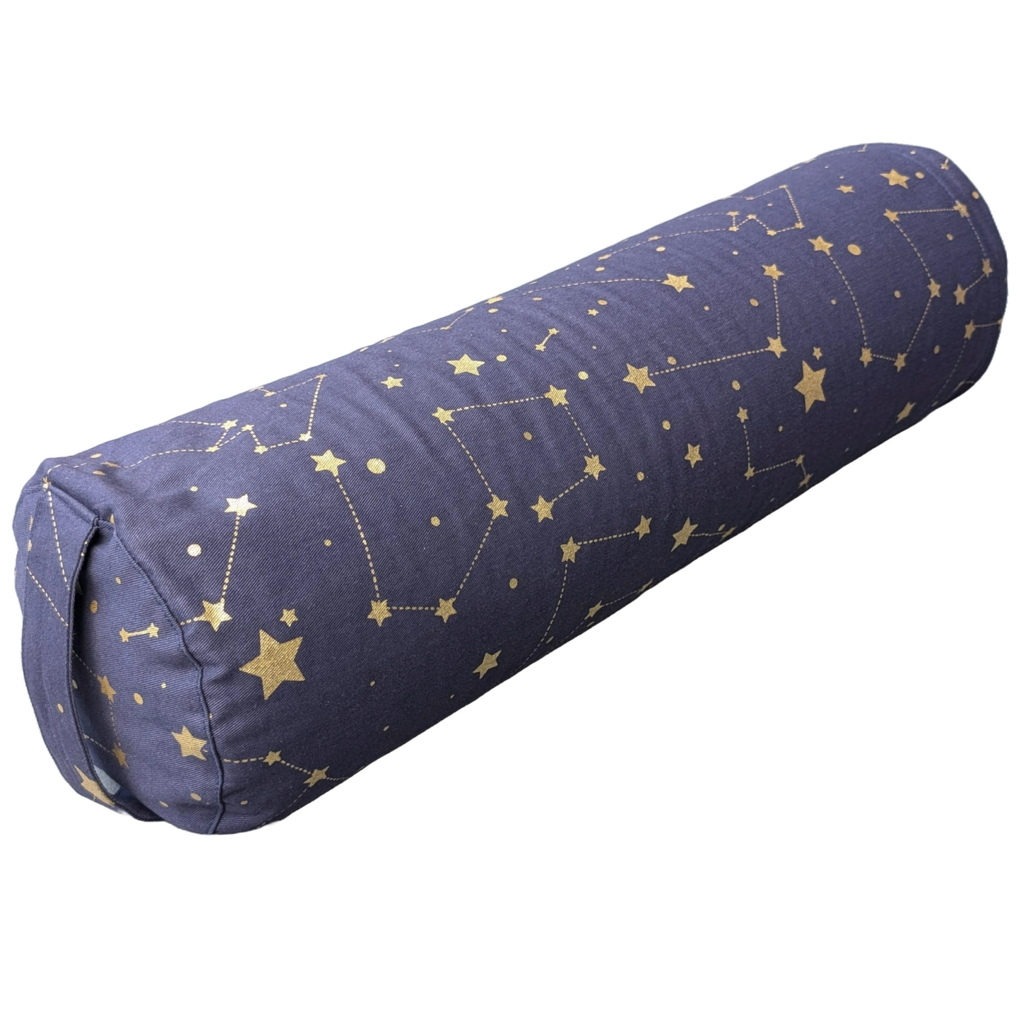 Yogabolster Sternenhimmel | Bezug aus 100% Bio-Baumwolle | Gefüllt mit natürlicher Buchweizenspreu | Reißverschluss zum Waschen und Nachfüllen