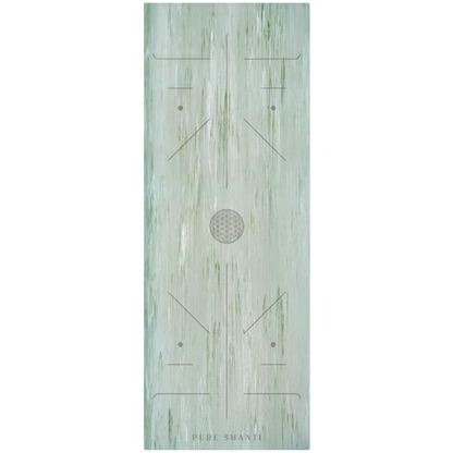 Esterilla de yoga de corcho y caucho natural | Naturalmente antideslizante, agradable al tacto y sin olores | Incluye correa de transporte | 183 x 61 cm