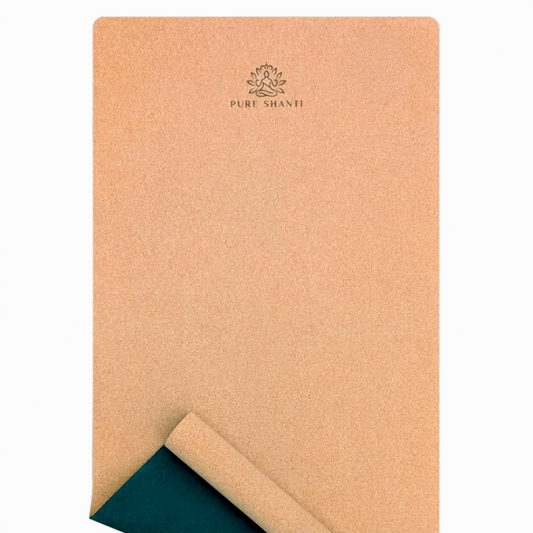 Yogamatte aus Kork & Naturkautschuk | Rutschfest & langlebig | Kostenloser Tragegurt | 183 x 61 cm